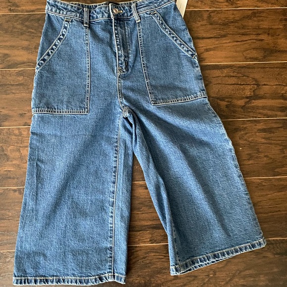 Anthropologie • Maeve Ultra High-Rise Denim Culottes - Picture 5 of 9